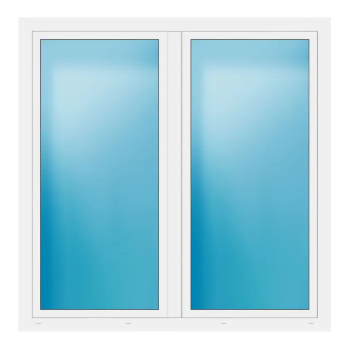 Terrassentür 180x181 cm Weiß