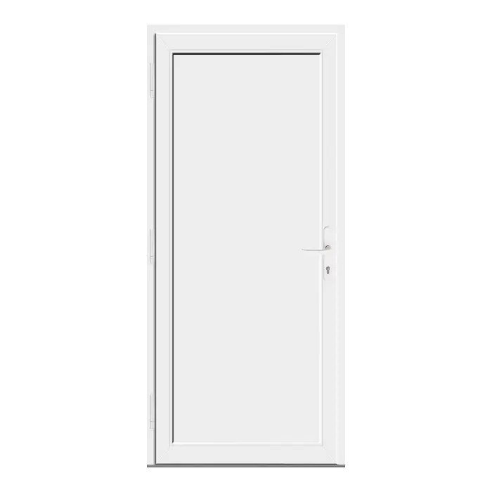 Nebeneingangstür 85x190 cm Anthrazit genarbt MSVP