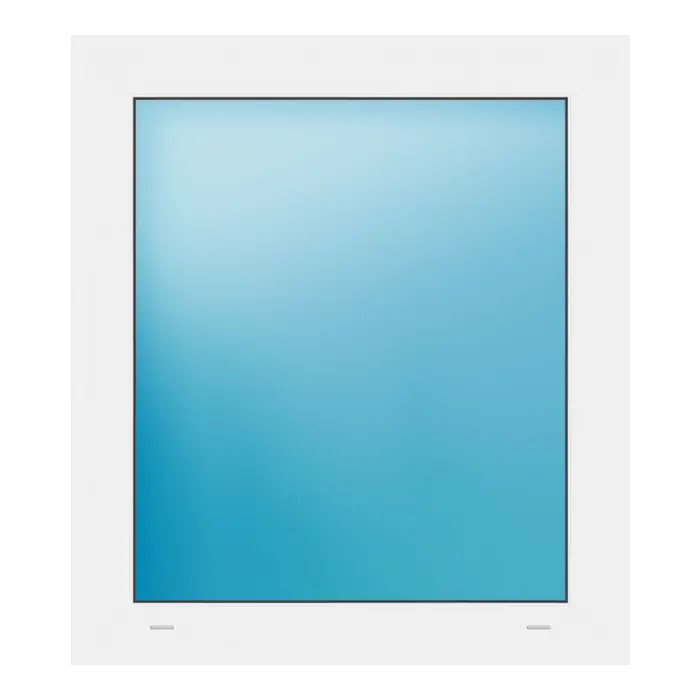 Festverglasung 70,5x79,5 cm Weiß