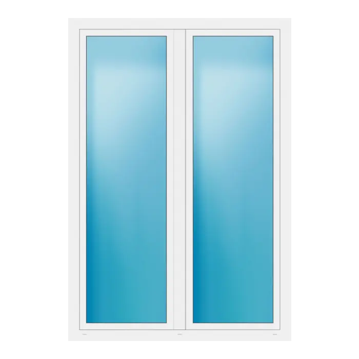 Terrassentür 156x226 cm Weiß