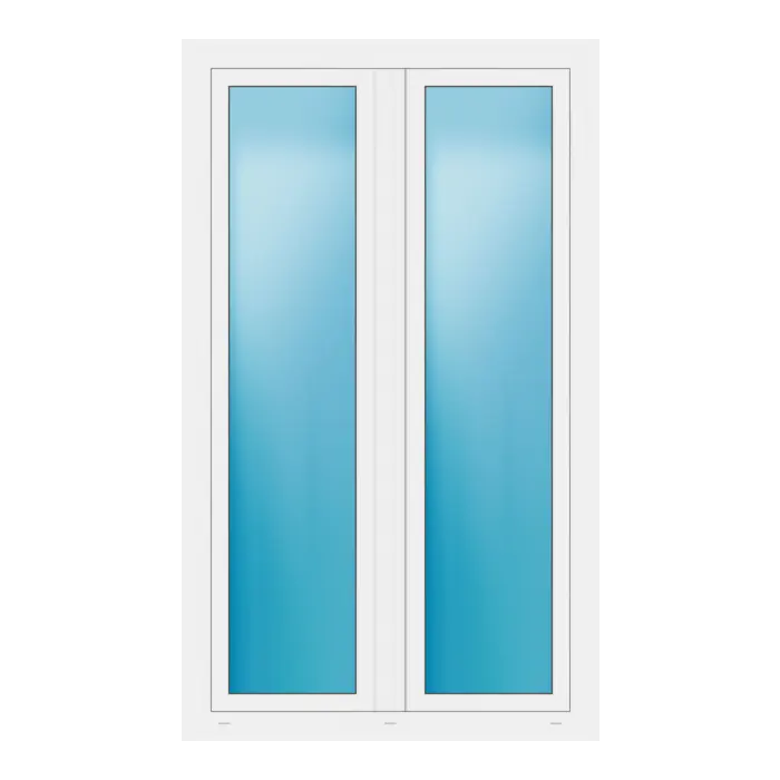 Terrassentür 112x188 cm Weiß