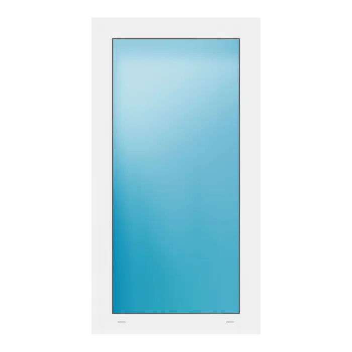 Festverglasung 64x120 cm Weiß
