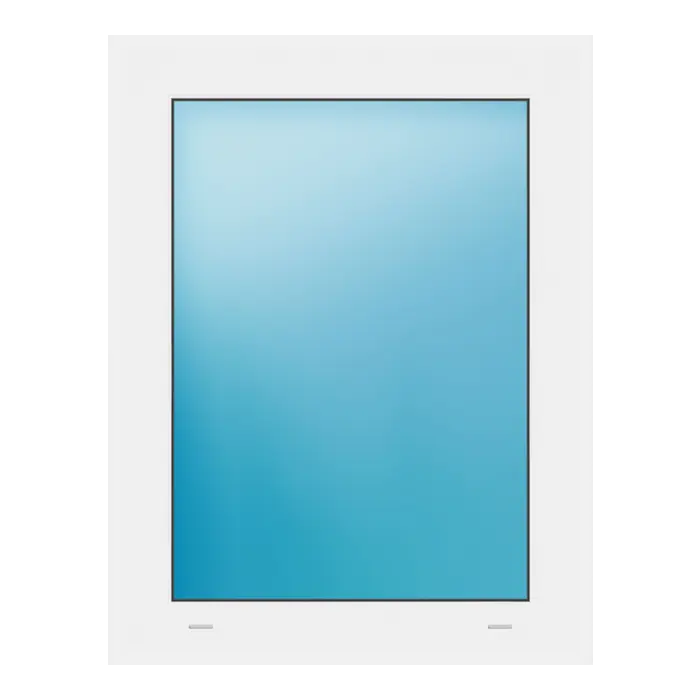 Festverglasung 60x78 cm Weiß