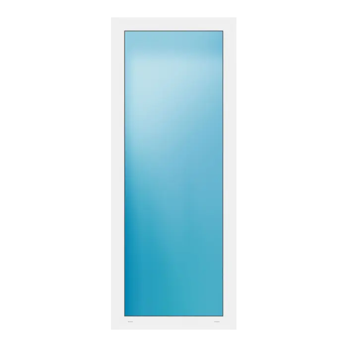 Festverglasung 74x184 cm Weiß