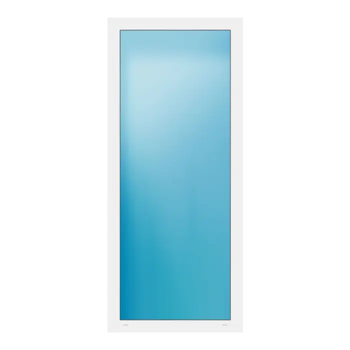 Festverglasung 86x200 cm Weiß