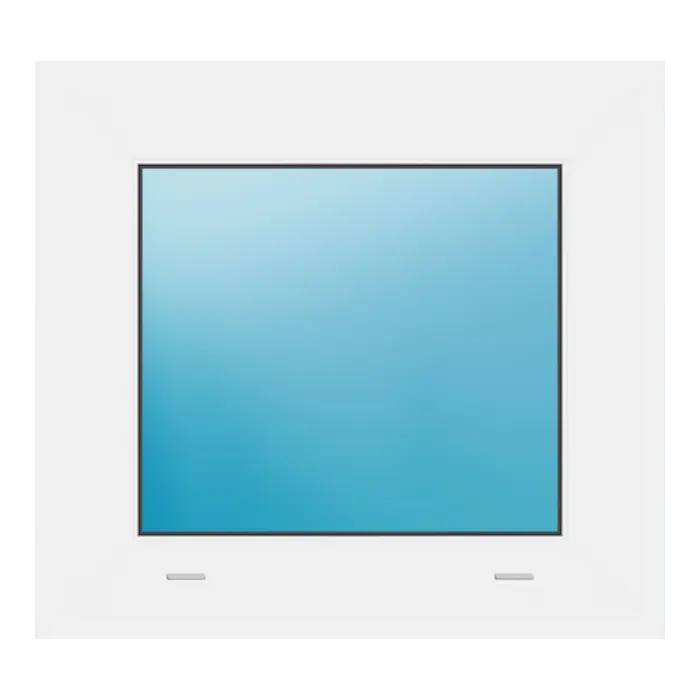 Festverglasung 48x44 cm Weiß