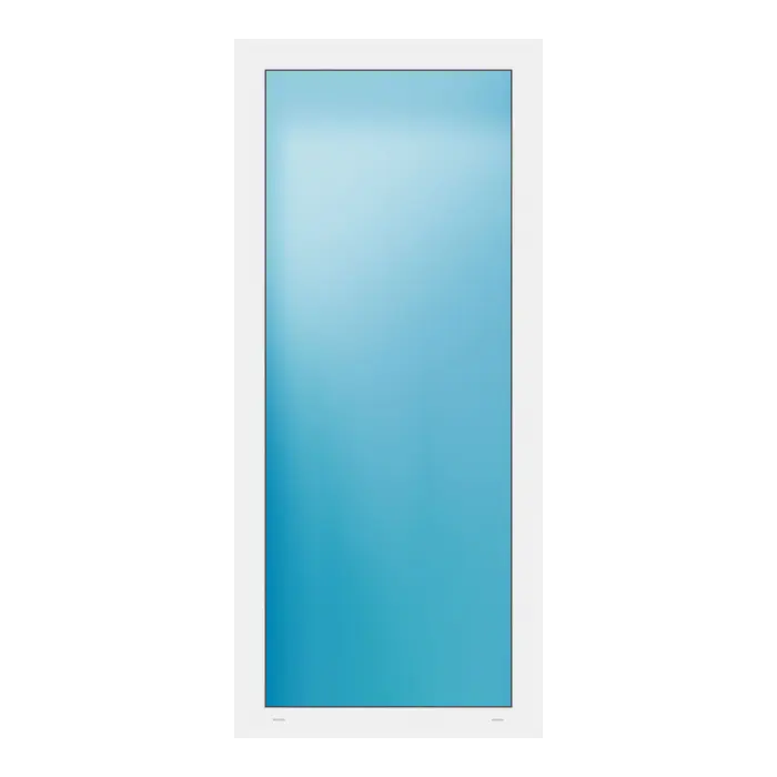 Festverglasung 79x179 cm Weiß