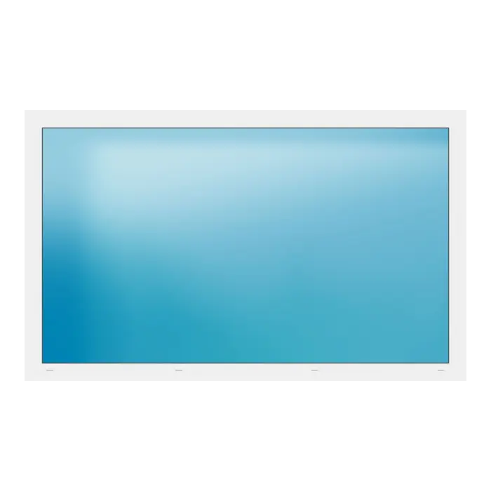 Festverglasung 199x122 cm Weiß