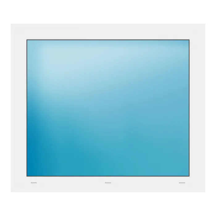 Festverglasung 97x84 cm Weiß