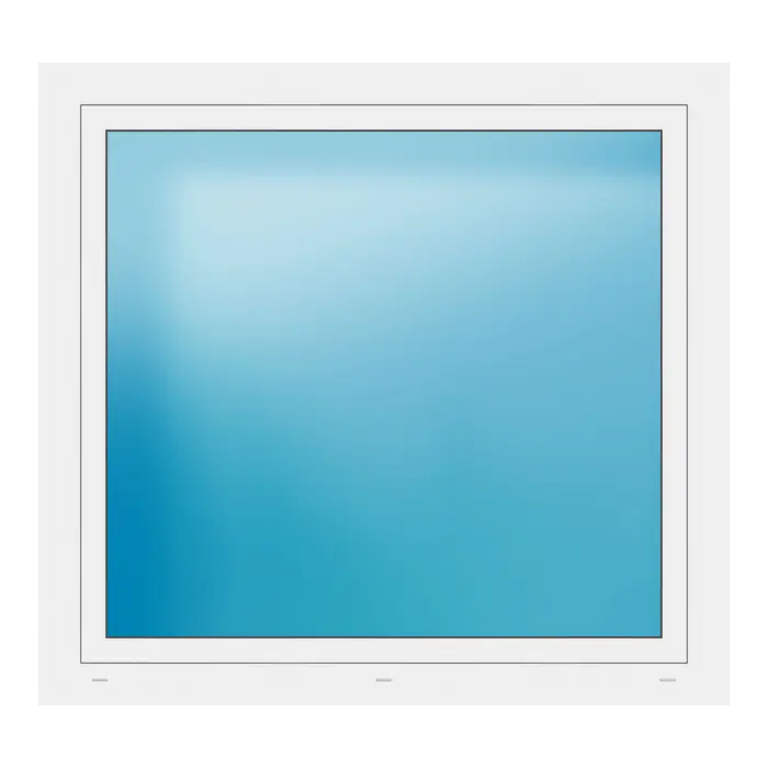 Fenster 129x120 cm Weiß