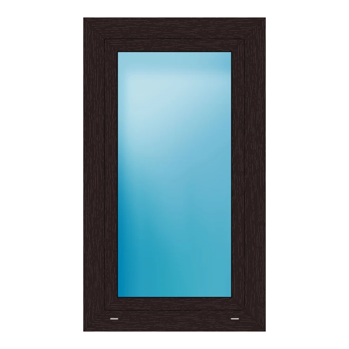 Fenster 68x117 cm Braun genarbt