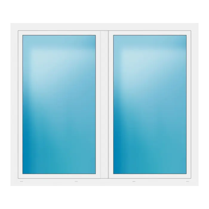 Zweiflügeliges Fenster 196x170 cm Weiß