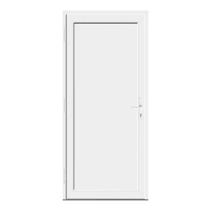 Nebeneingangstür 90x200 cm Anthrazitgrau genarbt MSVP