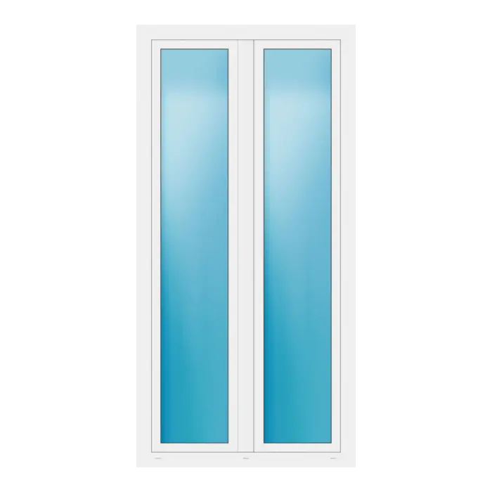 Terrassentür 114x230 cm Weiß