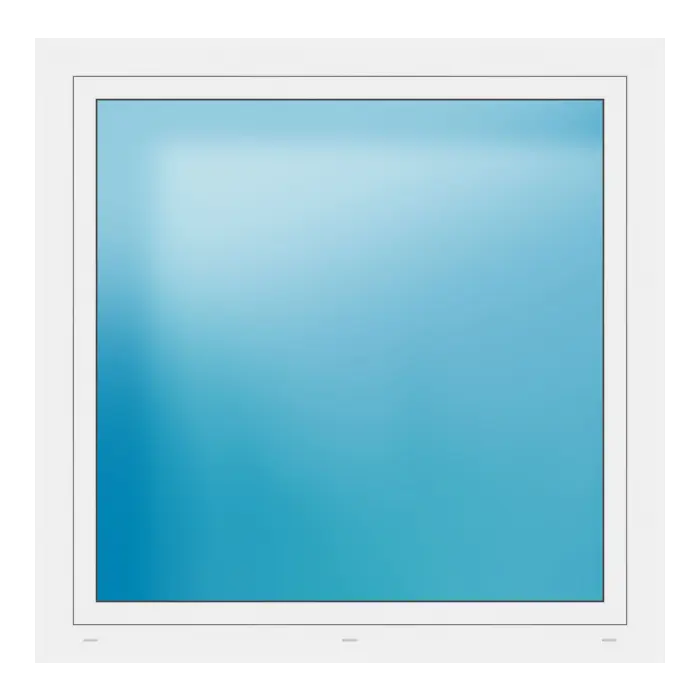 Fenster 130x129 cm Weiß