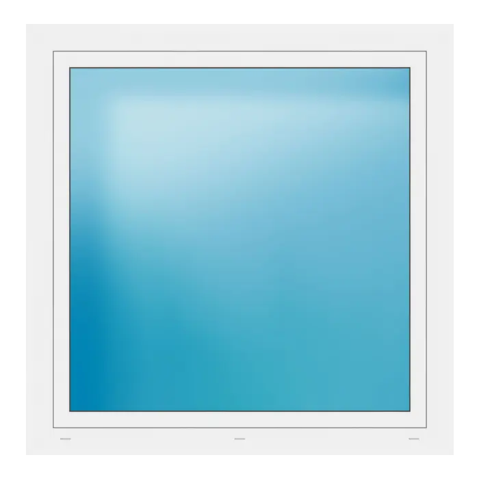 Fenster 124x125 cm Weiß
