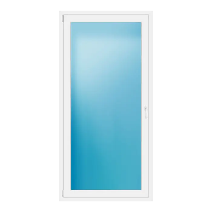 Balkontür 105x215 cm Weiß