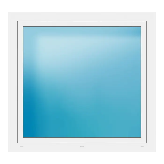 Fenster 126x120 cm Weiß