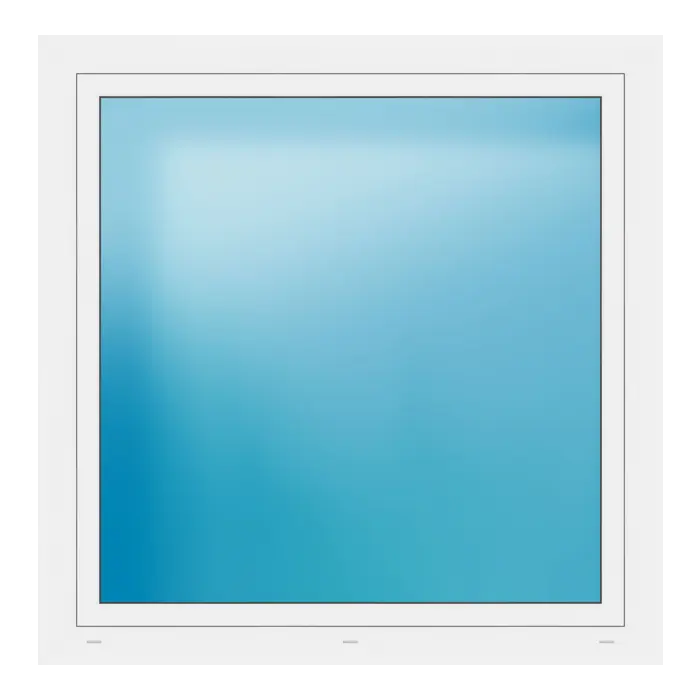 Fenster 128x129 cm Weiß
