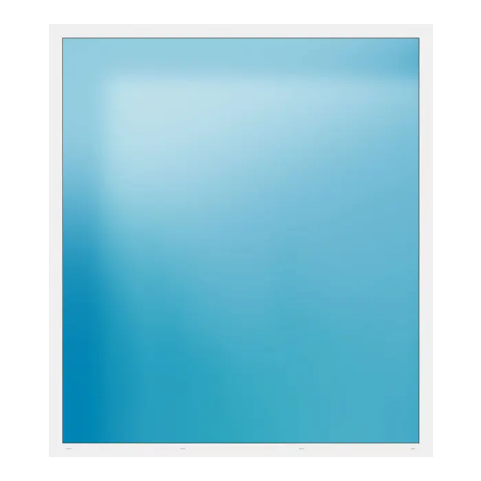 Festverglasung 222x250 cm Weiß