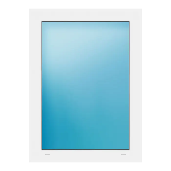 Festverglasung 70x95 cm Weiß