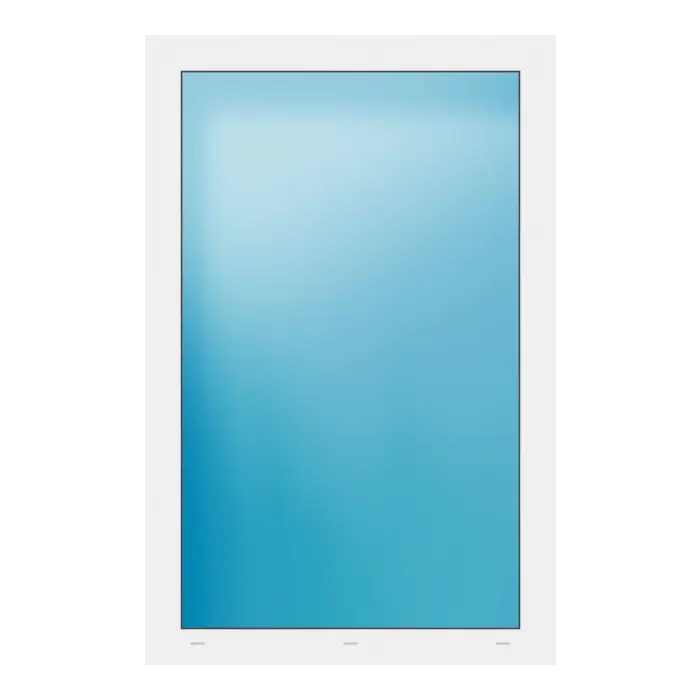 Festverglasung 90x138 cm Weiß