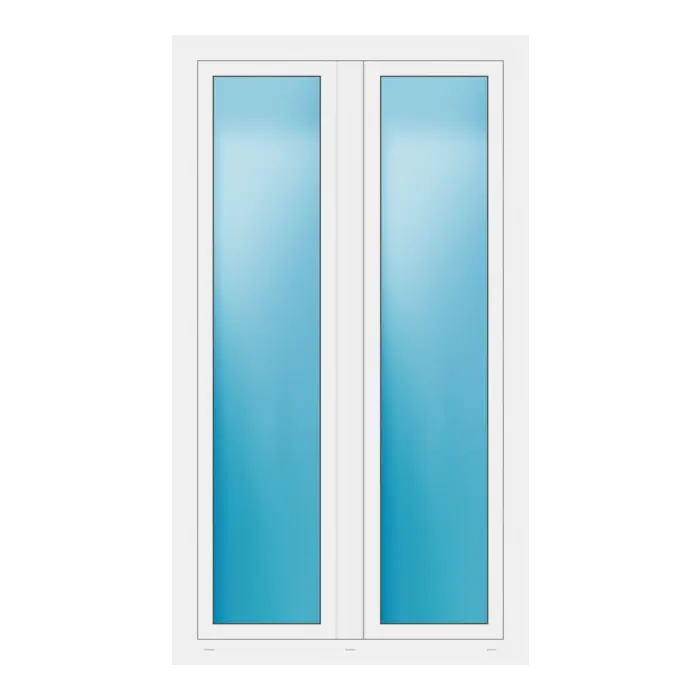 Terrassentür 110x194 cm Weiß