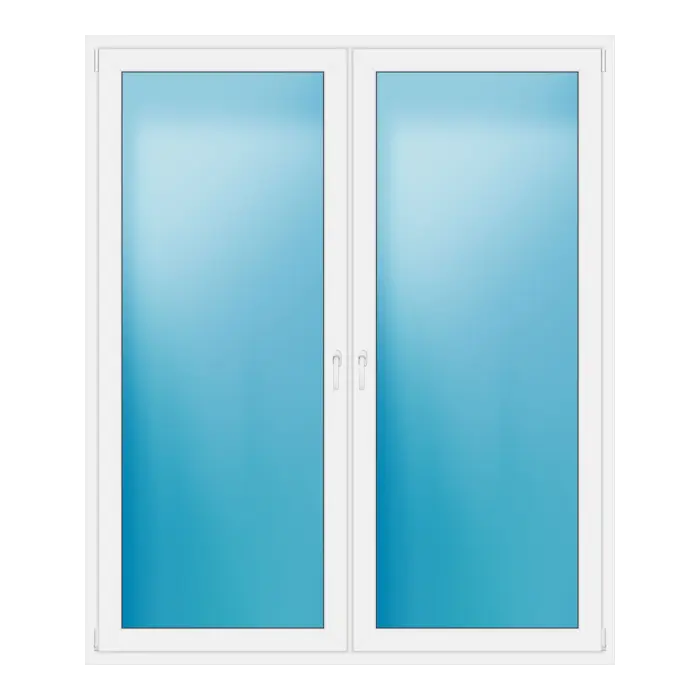 Terrassentür 185x220 cm Weiß