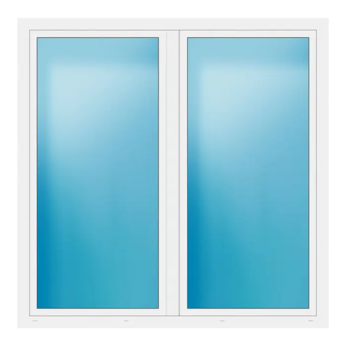 Terrassentür 200x199,5 cm Weiß