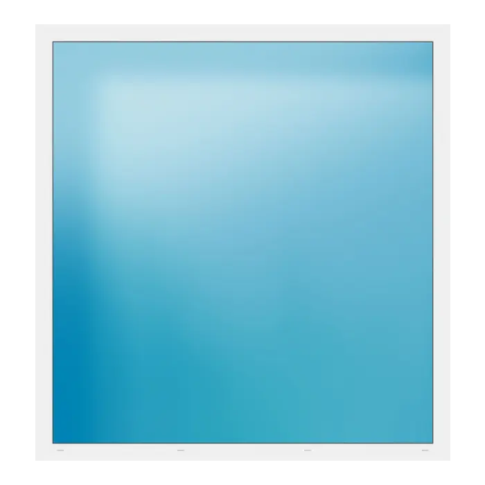 Festverglasung 190x200 cm Weiß