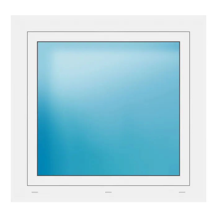 Fenster 93,5x89,5 cm Weiß