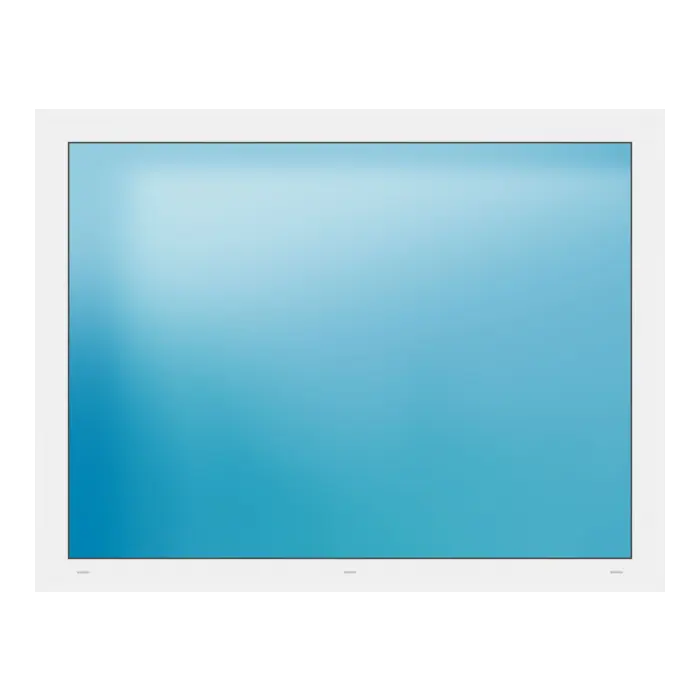 Festverglasung 150x115 cm Weiß