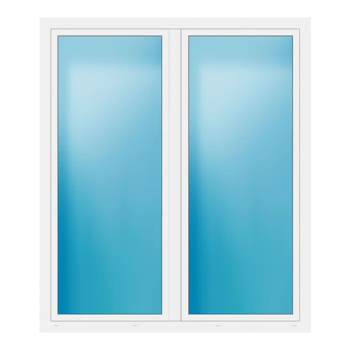 Terrassentür 188x218 cm Weiß