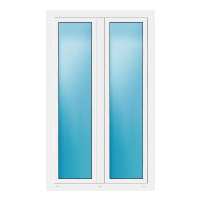 Terrassentür 112x186 cm Weiß