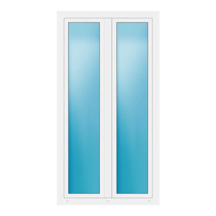 Terrassentür 112x212 cm Weiß