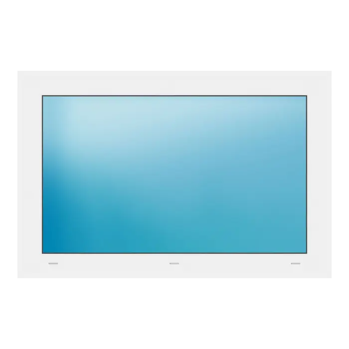 Festverglasung 100,7x66,5 cm Weiß