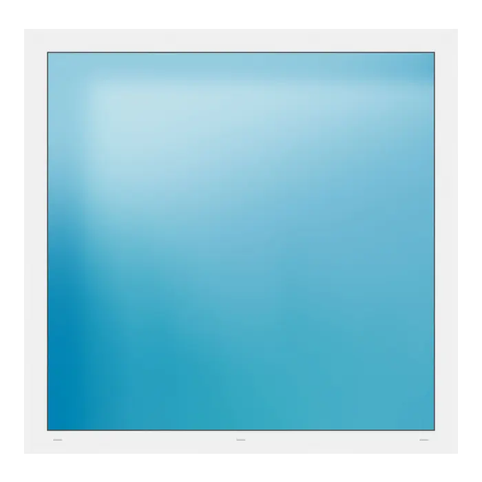 Festverglasung 148x145 cm Weiß