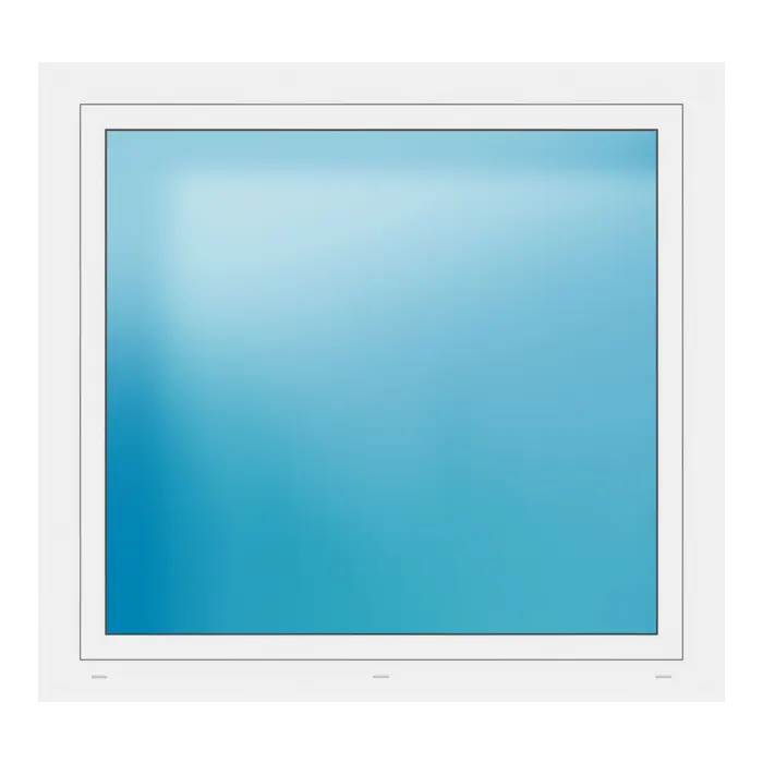 Fenster 128,9x120 cm Weiß