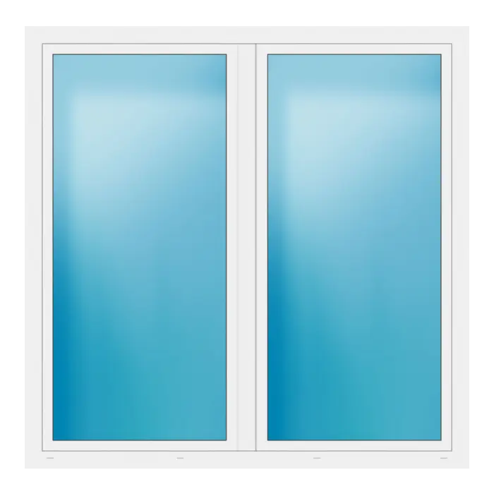 Terrassentür 200x199 cm Weiß