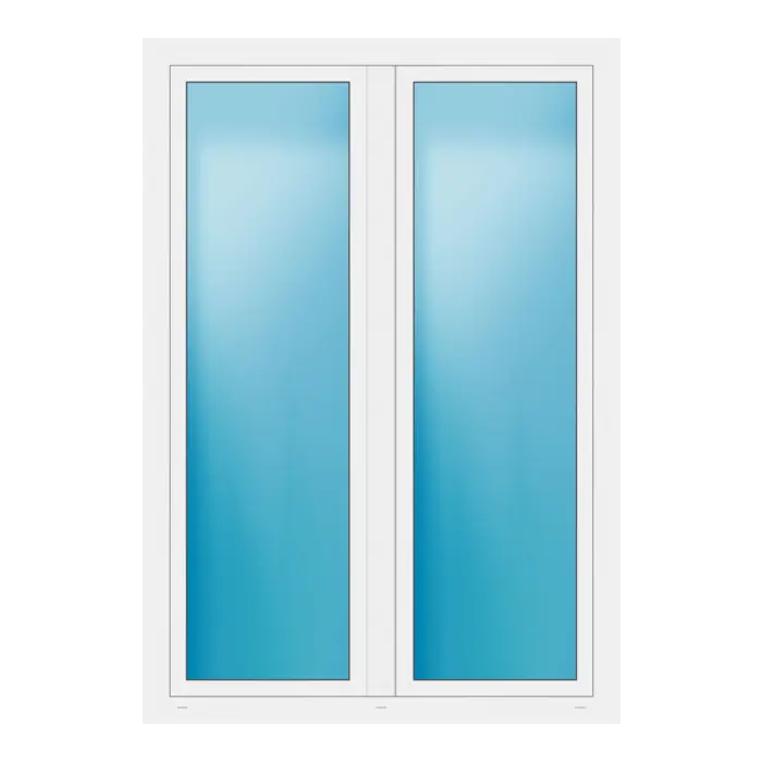 Terrassentür 138x198 cm Weiß