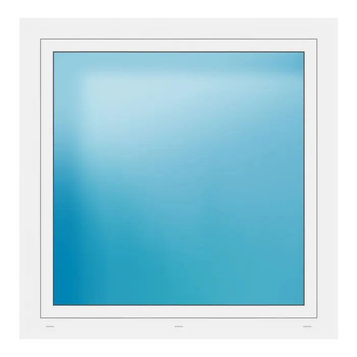 Fenster 119x120 cm Weiß
