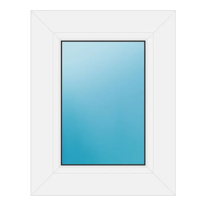 Festverglasung 38x48,6 cm Weiß