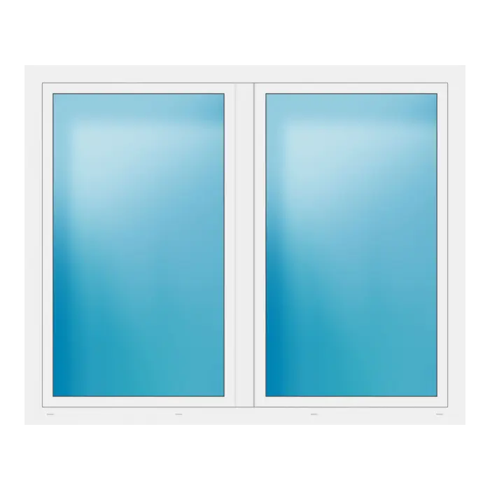 Zweiflügeliges Fenster 196x160 cm Weiß