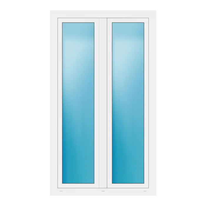 Terrassentür 110x192 cm Weiß