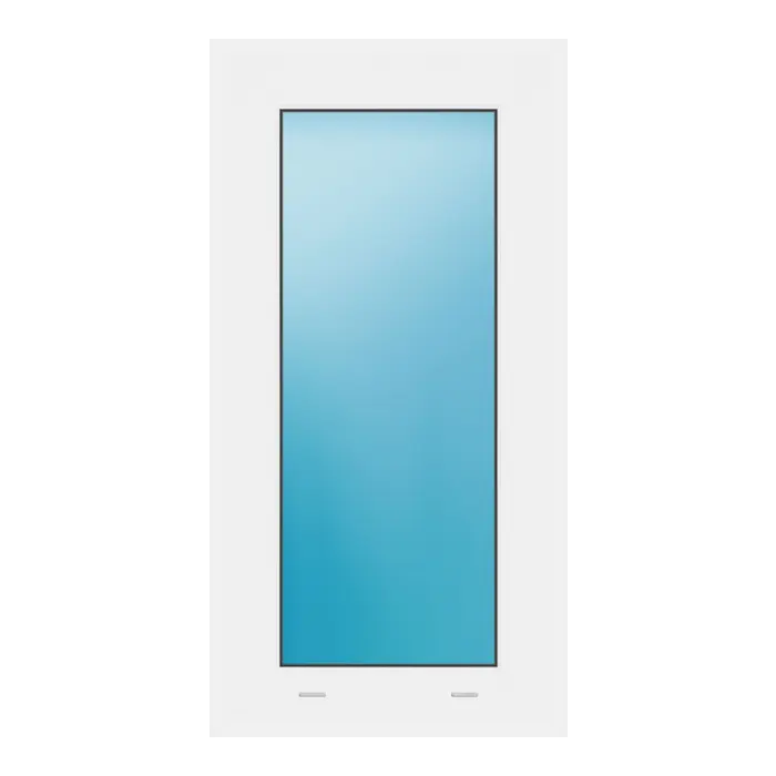 Festverglasung 40x78 cm Weiß