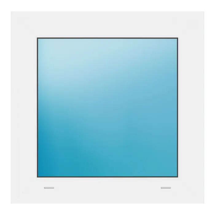 Festverglasung 58x57,6 cm Weiß