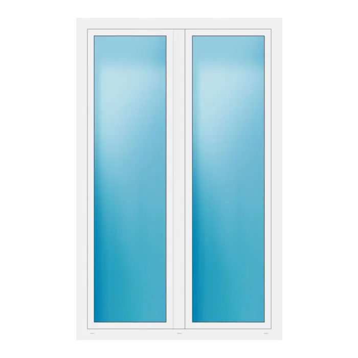 Terrassentür 146x228 cm Weiß