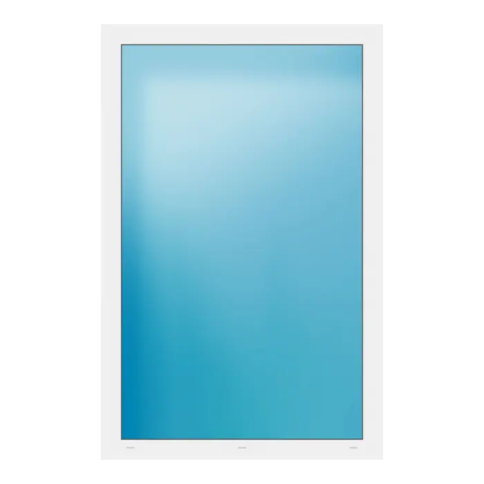 Festverglasung 110x170 cm Weiß