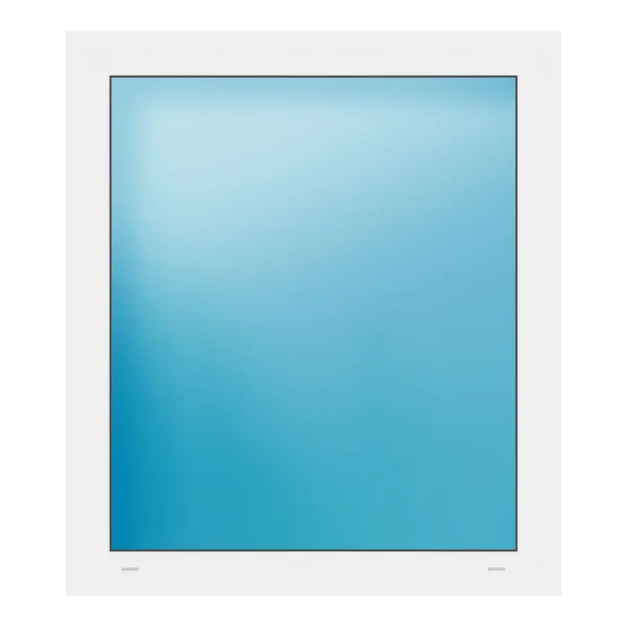 Festverglasung 88x100 cm Weiß